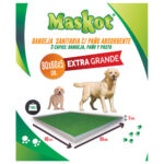 Bandeja sanitaria con paño absorbente extra grande